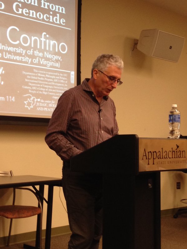 Alon Confino Speaks at Appalachian State University 2015 - Photo