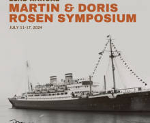 The 22nd Annual Martin and Doris Rosen Symposium, supported by the Claims Conference on Jewish Material Claims Against Germany, the Martin and Doris Rosen Symposium Endowment and the local Jewish community, will be held July 11-17, 2024, on Appalachian State University's Boone campus.