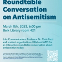 Roundtable Conversation on Antisemitism with Dr. Chris Patti and Amy Hudnall